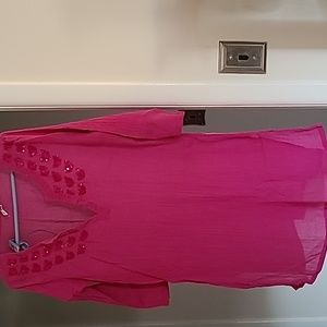 Fuscia Swimsuit Cover-up